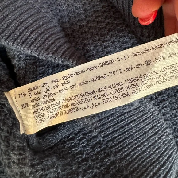 NWT Zara Crop Sweater. Size Large - Picture 3 of 11